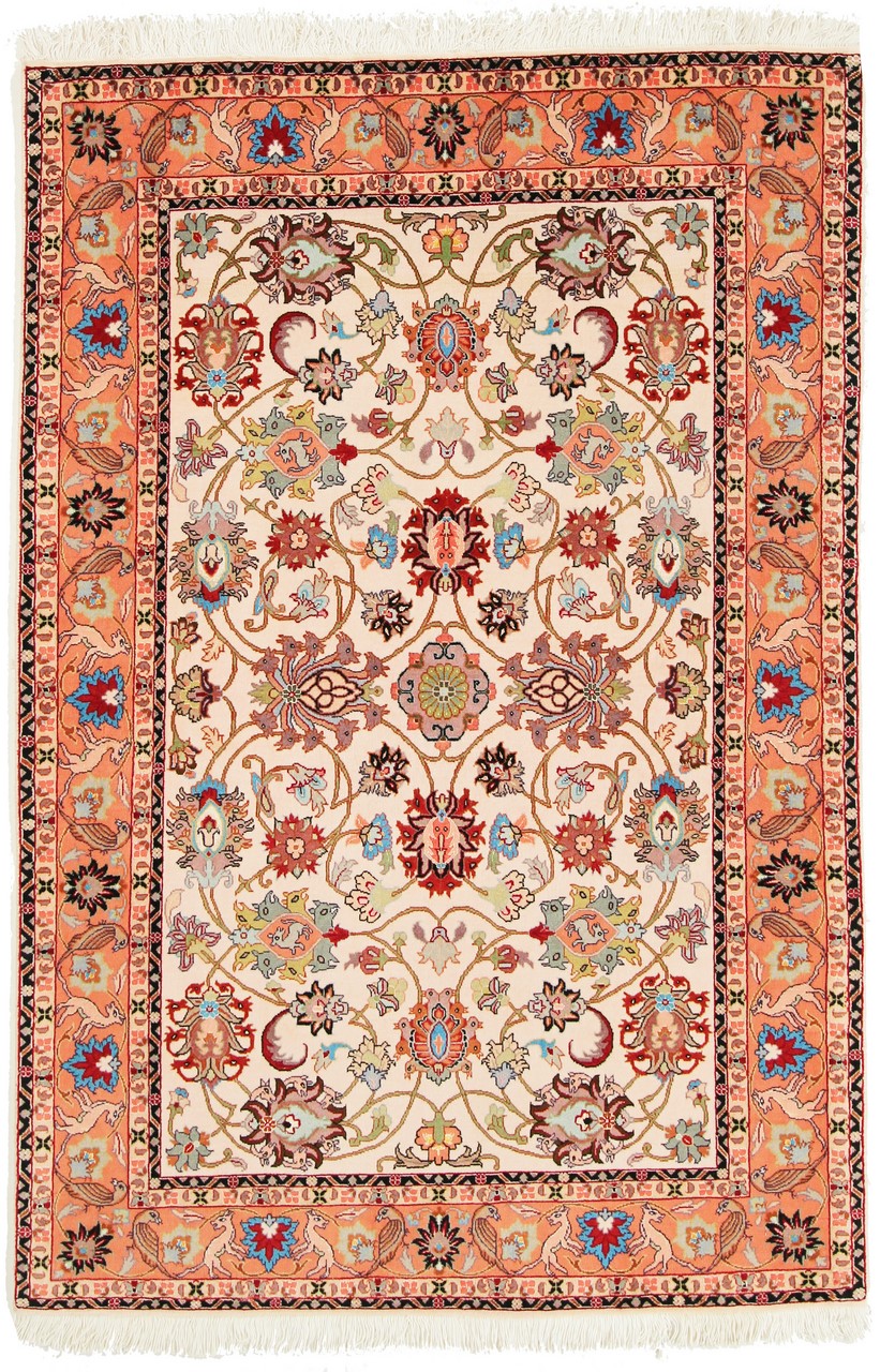 Persian Rug Tabriz 50Raj 150x100 150x100, Persian Rug Knotted by hand