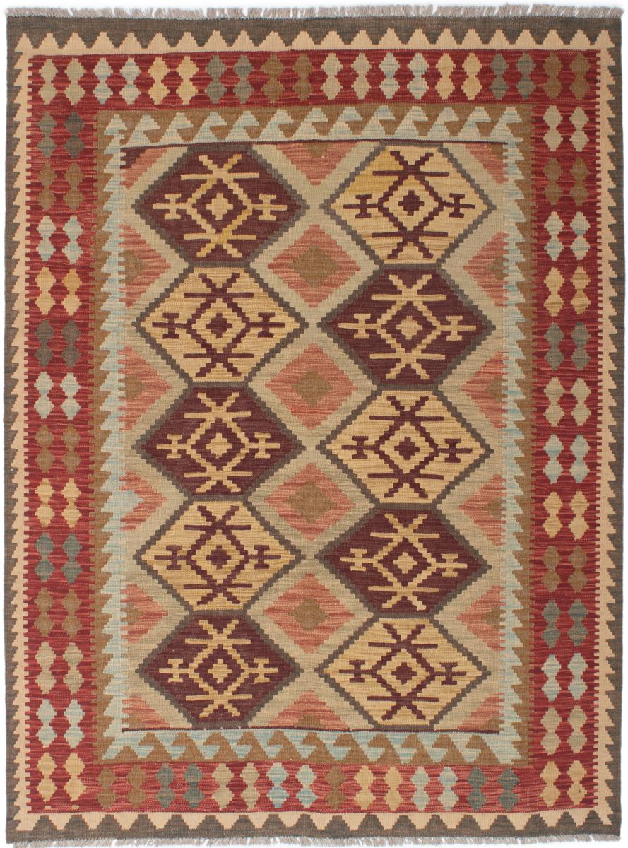 Tapis pakistanais Kilim Afghan 202x154 202x154, Tapis persan Tissé à la main