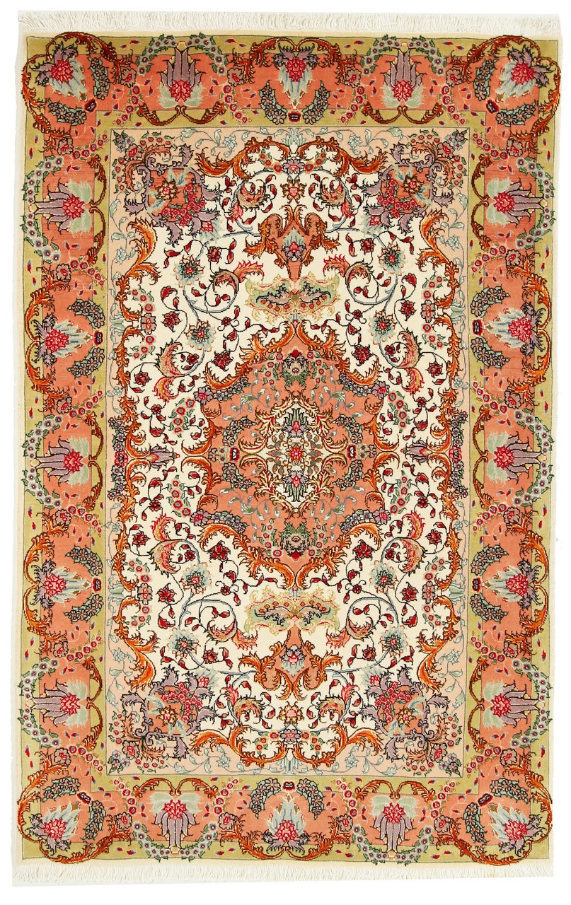 Perzsa szőnyeg Tabriz 60Raj 159x102 159x102, Perzsa szőnyeg Kézzel csomózva