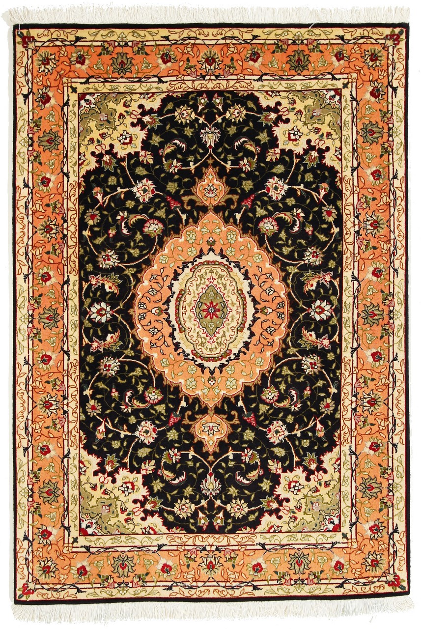 Persian Rug Tabriz 50Raj 150x101 150x101, Persian Rug Knotted by hand