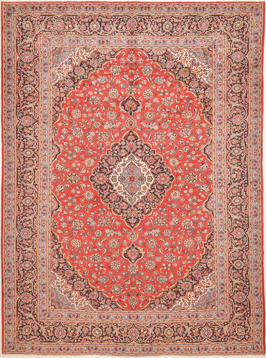 Tapis persan Kashan 399x296 399x296, Tapis persan Noué à la main