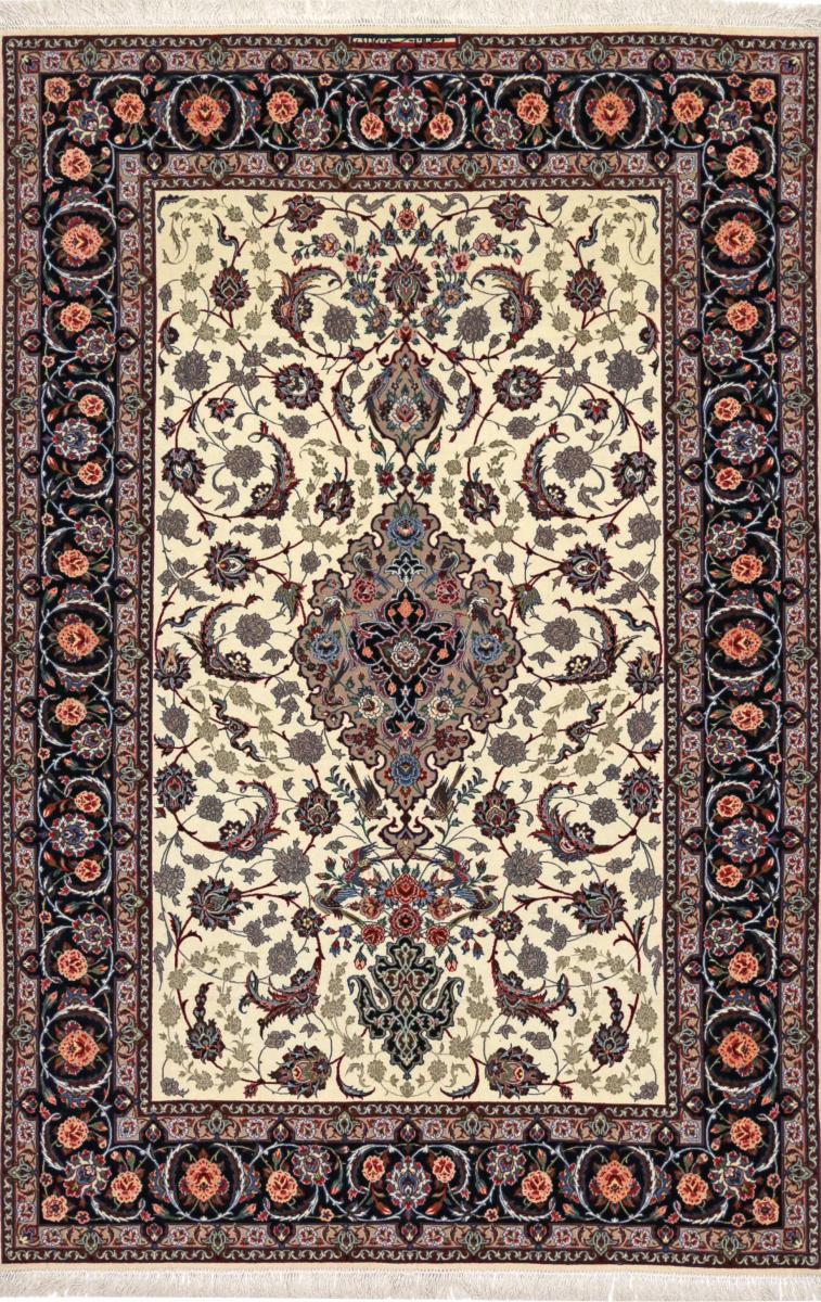 Persian Rug Isfahan 7'10"x5'2" 7'10"x5'2", Persian Rug Knotted by hand