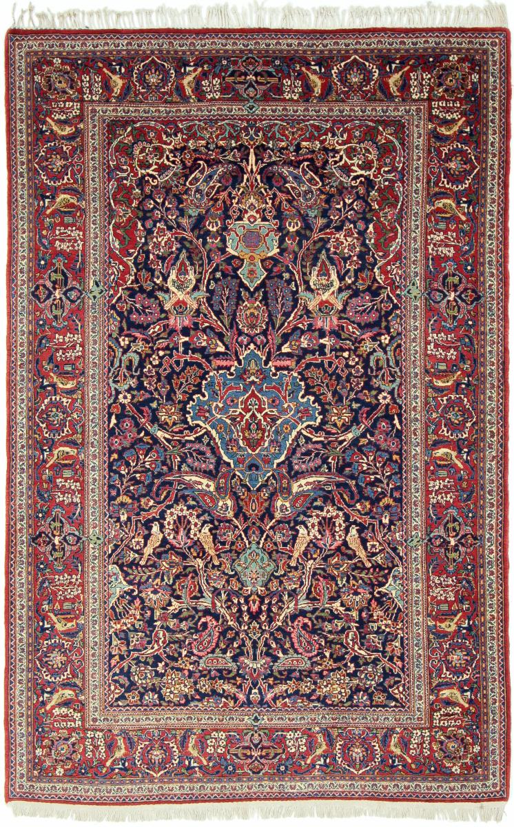 Tapis persan Kashan Antique 205x134 205x134, Tapis persan Noué à la main