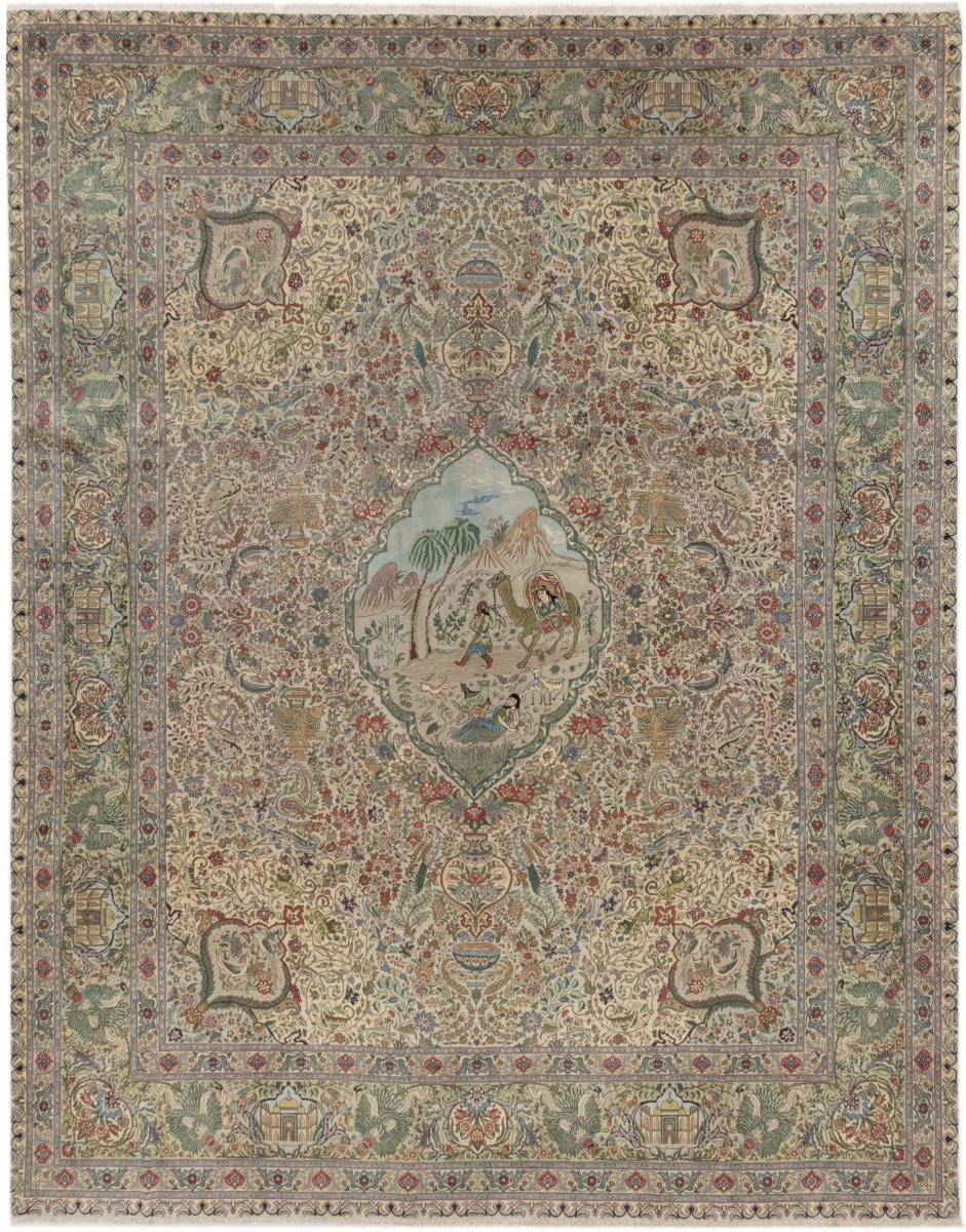 Tappeto persiano Tabriz 390x310 390x310, Tappeto persiano Annodato a mano