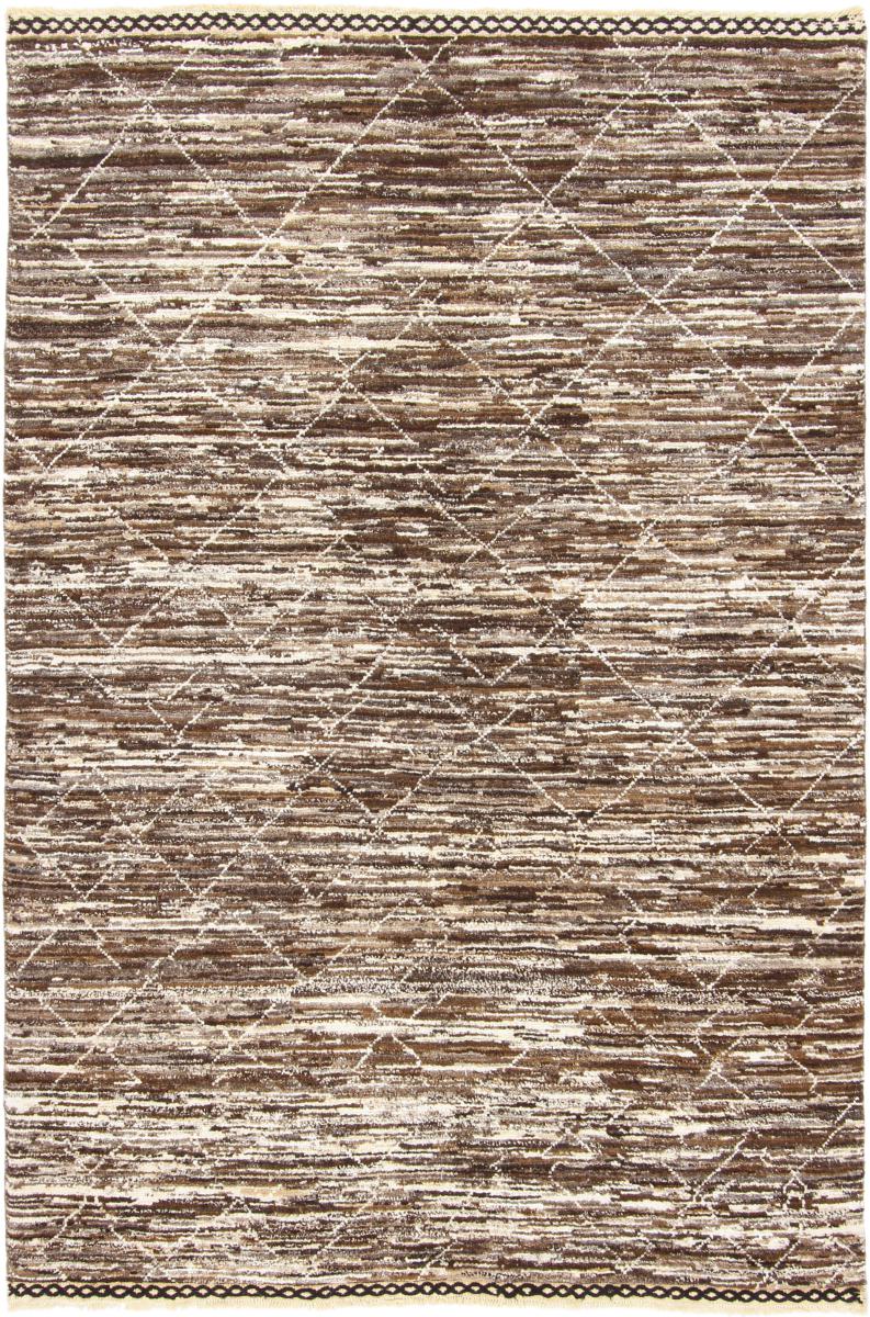 Afghaans tapijt Berbers Design 236x154 236x154, Perzisch tapijt Handgeknoopte