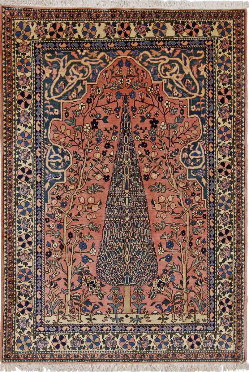 Persian Rug Bakhtiari Baba Heydar 6'8"x4'8" 6'8"x4'8", Persian Rug Knotted by hand