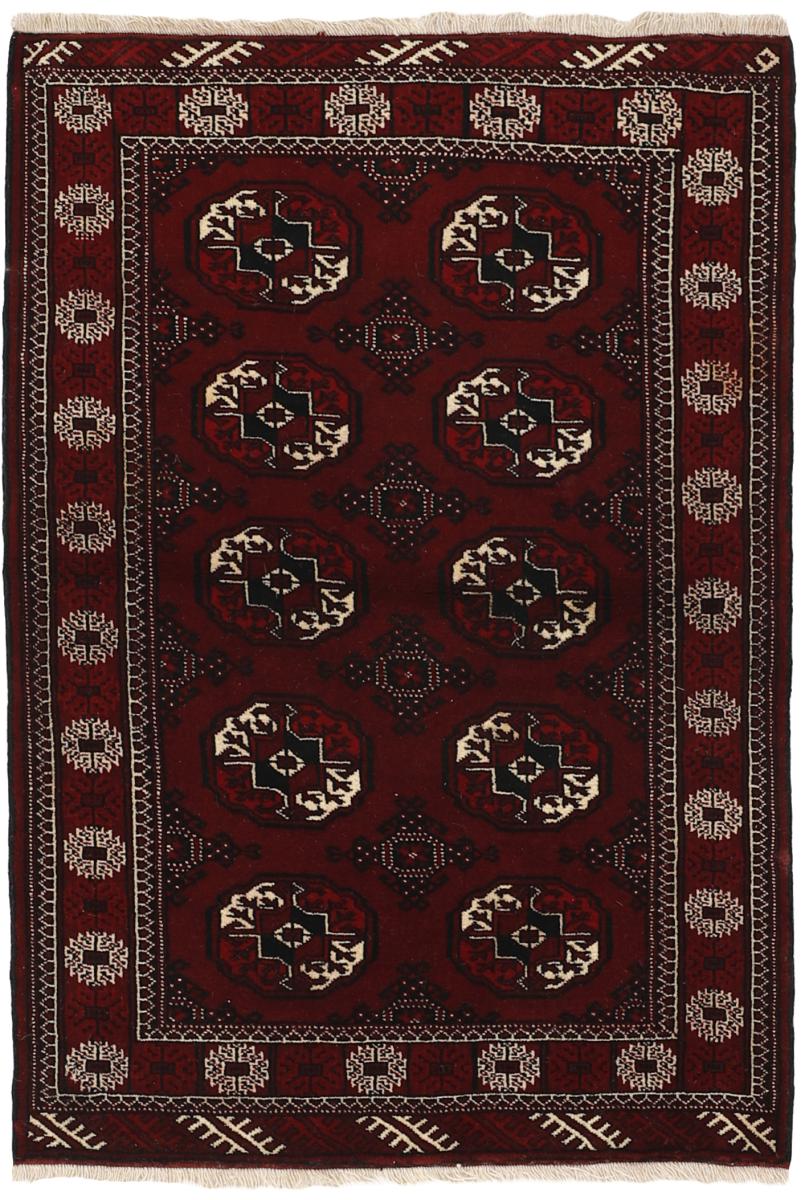 Tapis persan Turkaman 146x103 146x103, Tapis persan Noué à la main