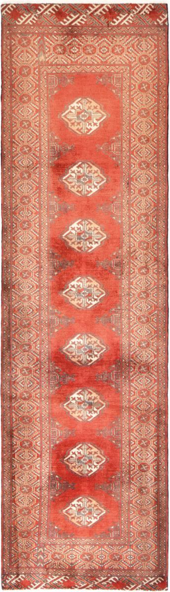  ペルシャ絨毯 トルクメン 9'1"x2'7" 9'1"x2'7",  ペルシャ絨毯 手織り