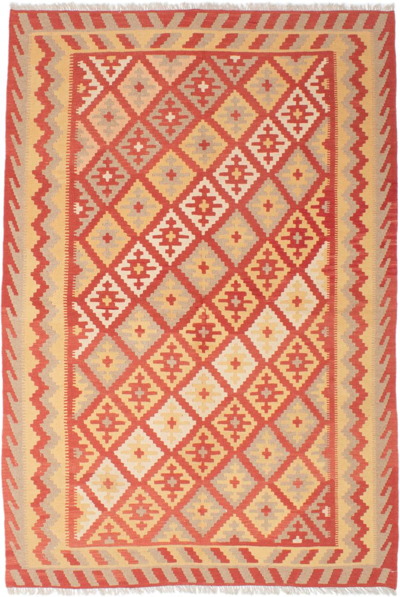 Persian Rug Kilim Fars 8'4"x5'5" 8'4"x5'5", Persian Rug Woven by hand