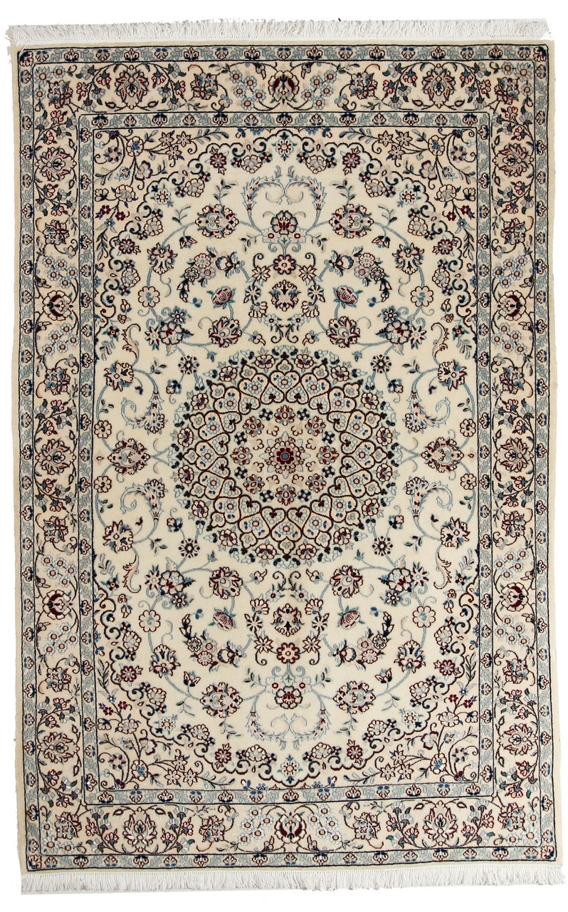 Perzisch tapijt Nain 6La 183x121 183x121, Perzisch tapijt Handgeknoopte