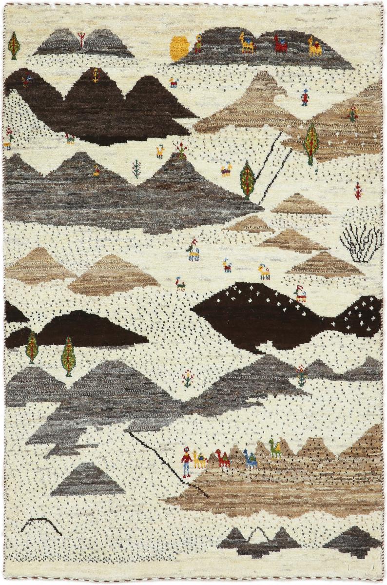 Perzsa szőnyeg Perzsa Gabbeh Loribaft Nature 120x80 120x80, Perzsa szőnyeg Kézzel csomózva