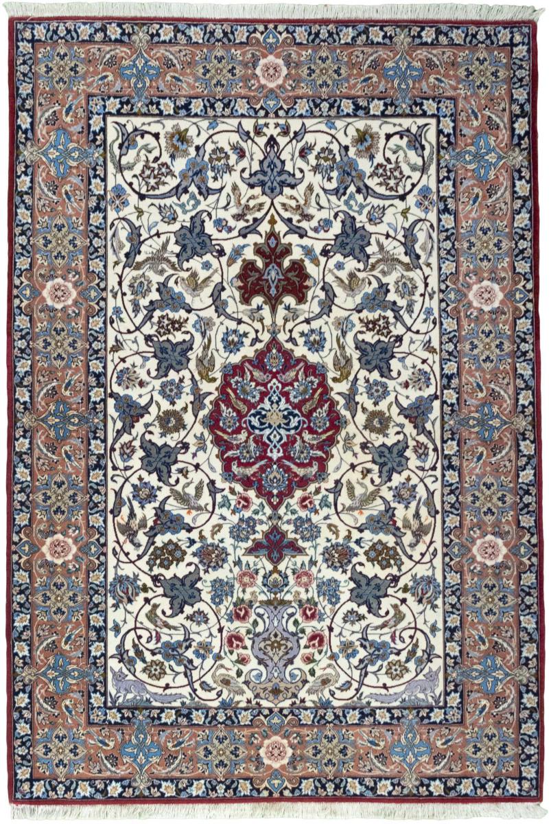 Persisk tæppe Isfahan Silketrend 168x114 168x114, Persisk tæppe Knyttet i hånden