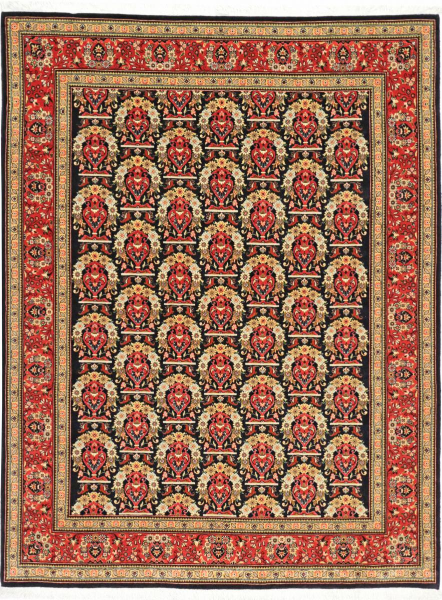 Persian Rug Tabriz 50Raj 6'6"x4'11" 6'6"x4'11", Persian Rug Knotted by hand