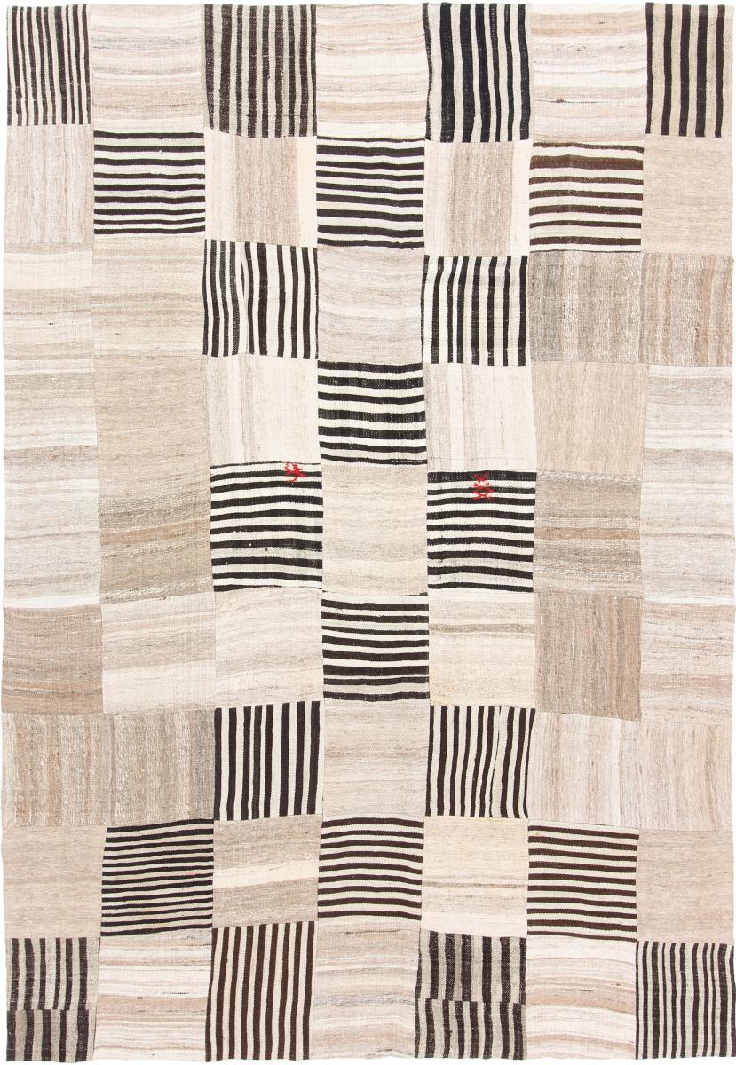 Persisk teppe Kelim Fars Patchwork 256x176 256x176, Persisk teppe Handwoven 