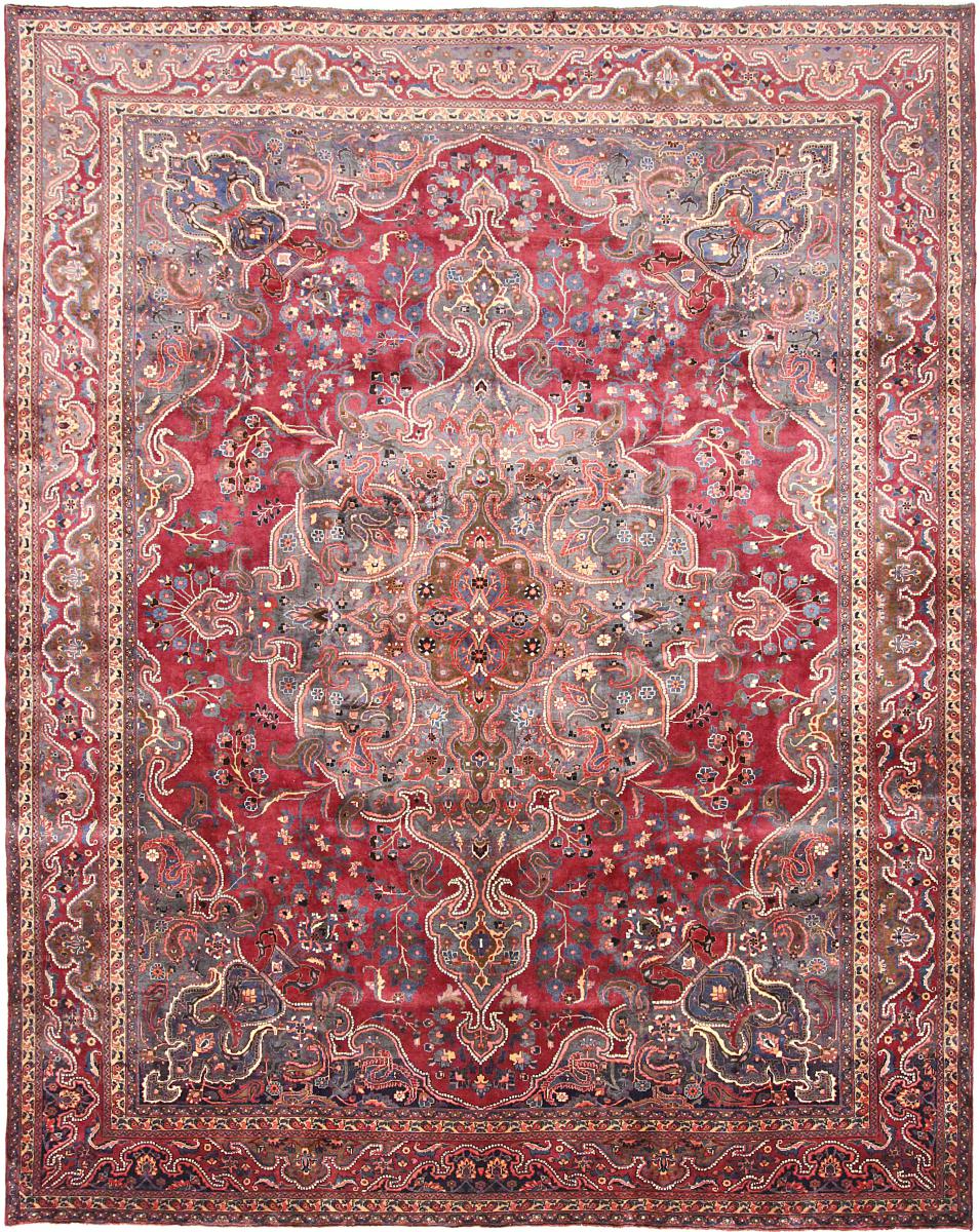 Persian Rug Mahvelat 13'2"x10'6" 13'2"x10'6", Persian Rug Knotted by hand