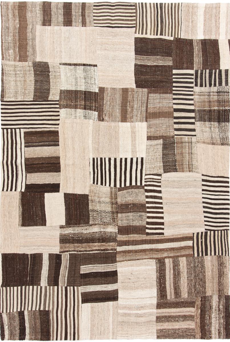 Persisk teppe Kelim Fars Patchwork 255x171 255x171, Persisk teppe Handwoven 
