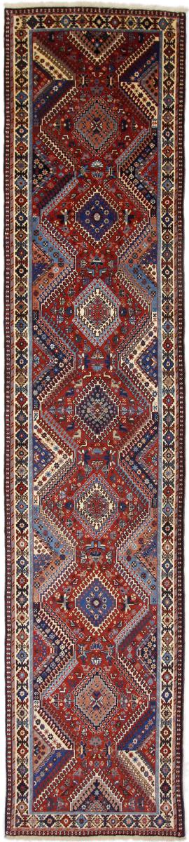 Perzisch tapijt Yalameh 399x83 399x83, Perzisch tapijt Handgeknoopte