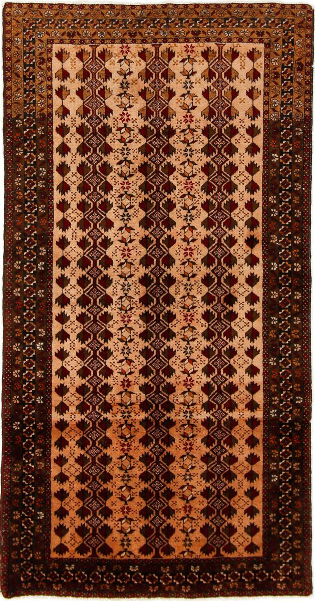 Persian Rug Baluch 6'5"x3'3" 6'5"x3'3", Persian Rug Knotted by hand