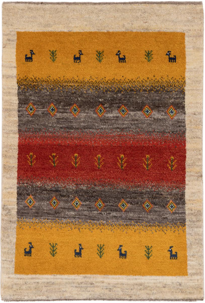 Perzisch tapijt Perzisch Gabbeh 3'9"x2'8" 3'9"x2'8", Perzisch tapijt Handgeknoopte