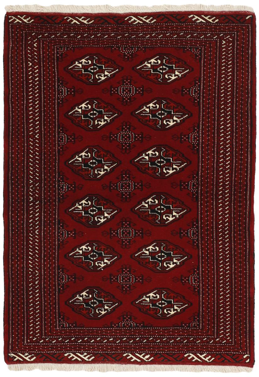 Perzisch tapijt Turkaman 4'9"x3'3" 4'9"x3'3", Perzisch tapijt Handgeknoopte