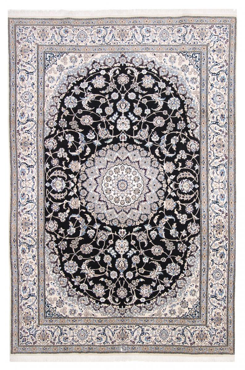 Persian Rug Nain 9La 9'7"x6'5" 9'7"x6'5", Persian Rug Knotted by hand