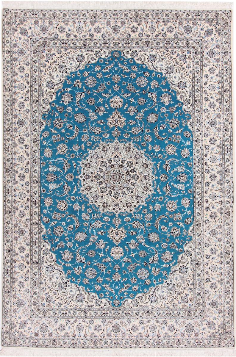 Persialainen matto Nain 6La 10'2"x6'10" 10'2"x6'10", Persialainen matto Solmittu käsin