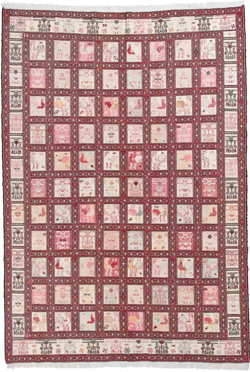 Tappeto persiano Kilim Ardebil di Seta 293x202 293x202, Tappeto persiano Annodato a mano