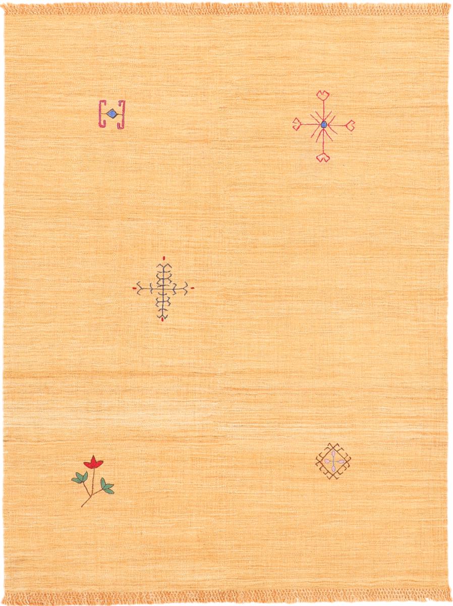 Afghan rug Kilim Afghan Flower 6'8"x5'0" 6'8"x5'0", Persian Rug Woven by hand