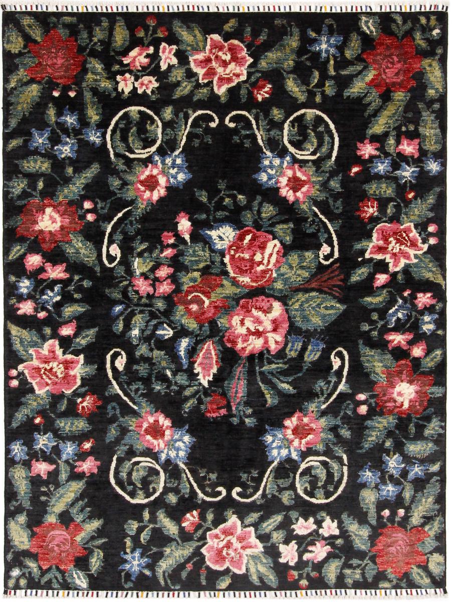 Tapis afghan Arijana Design 197x153 197x153, Tapis persan Noué à la main