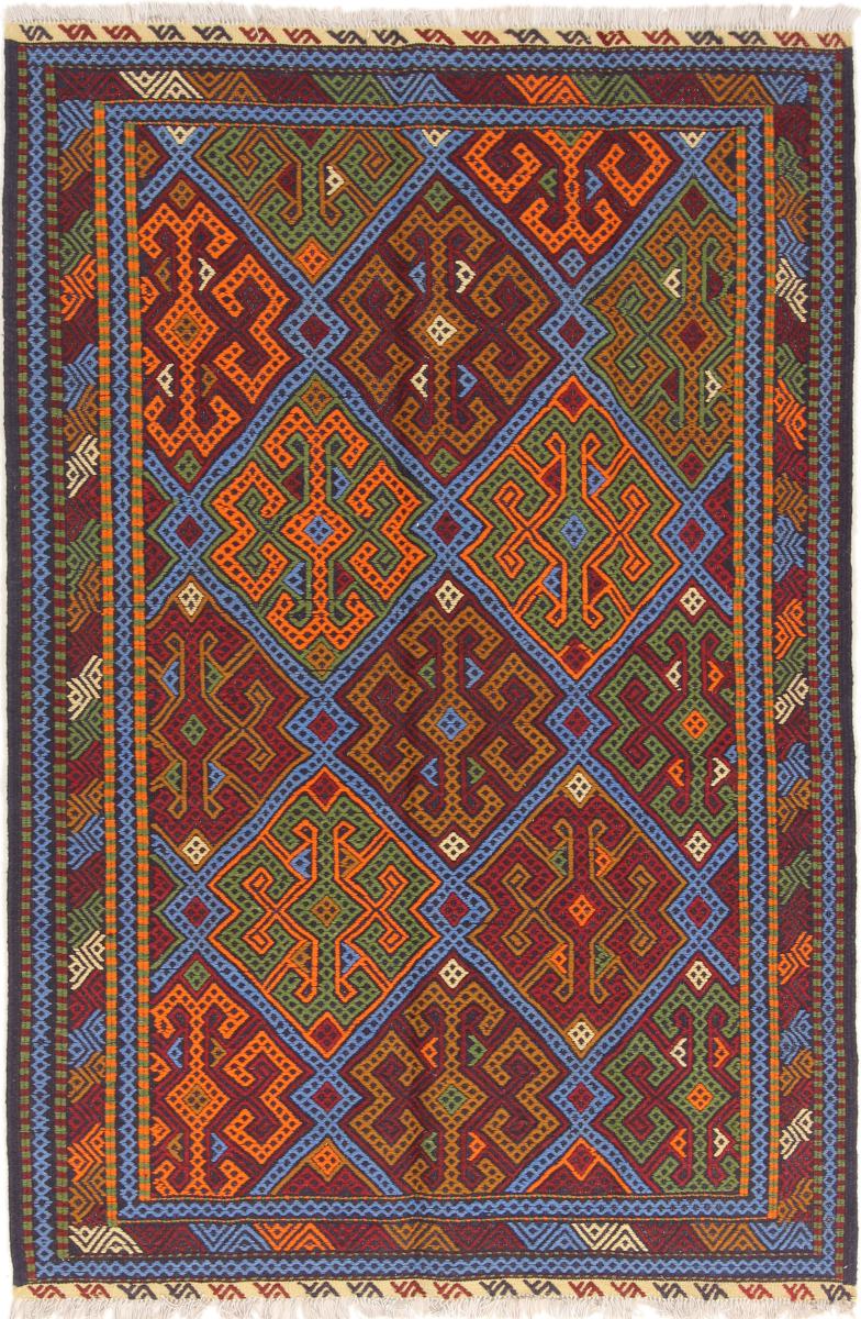 Covor afgan Chilim Afghan 180x119 180x119, Covor persan Lucrate de mână