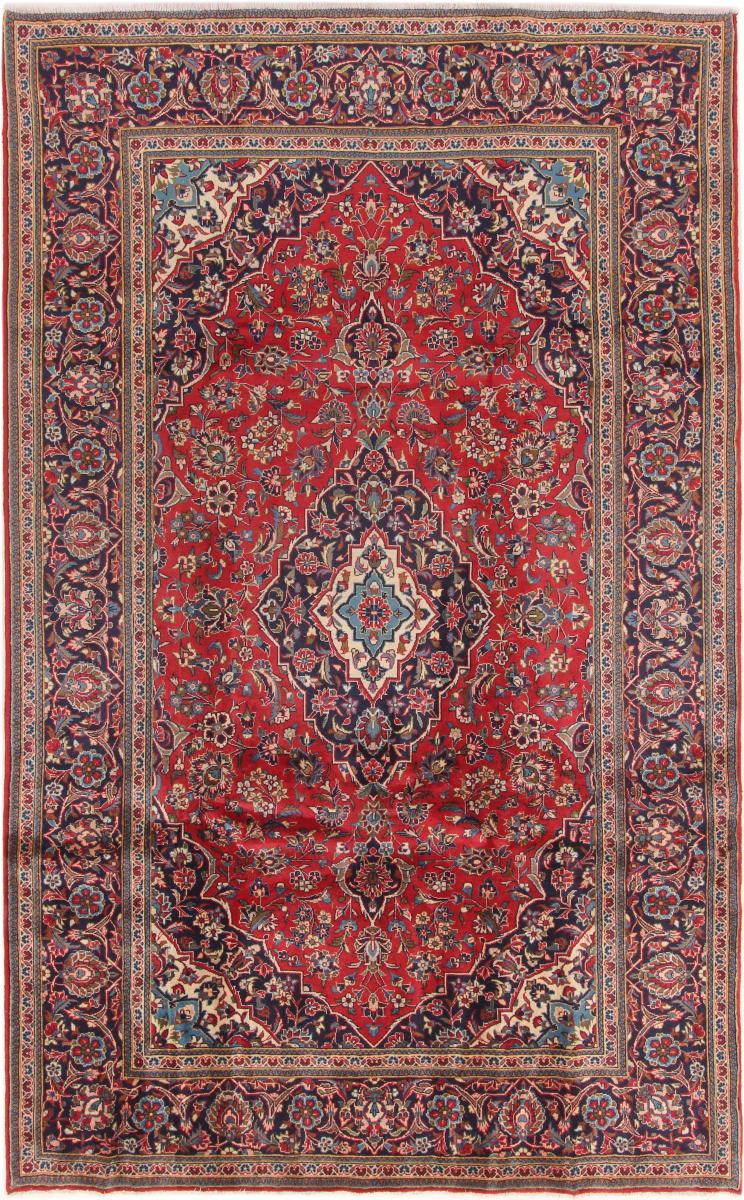 Tapis persan Kashan 317x196 317x196, Tapis persan Noué à la main