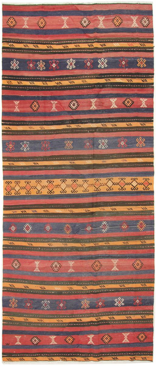 Persian Rug Kilim Fars Azerbaijan Antique 12'2"x5'4" 12'2"x5'4", Persian Rug Woven by hand