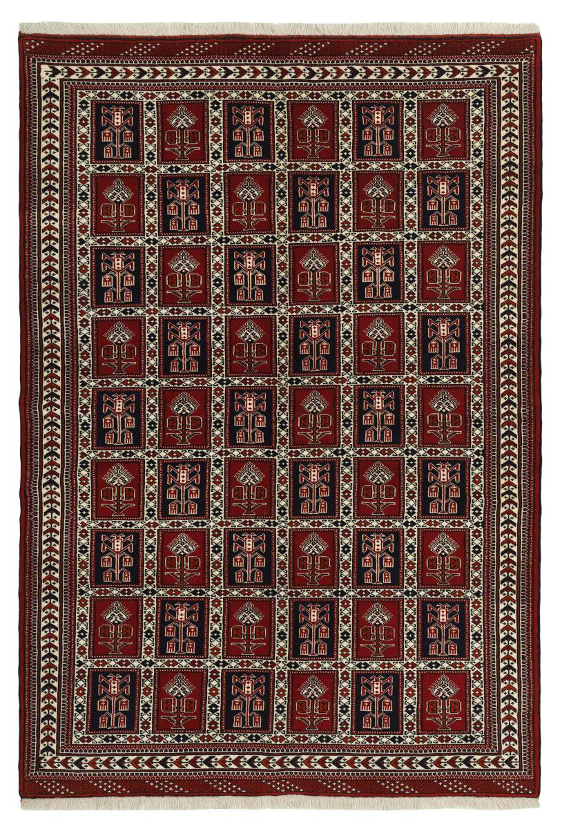 Persisk matta Turkaman 239x161 239x161, Persisk matta Knuten för hand
