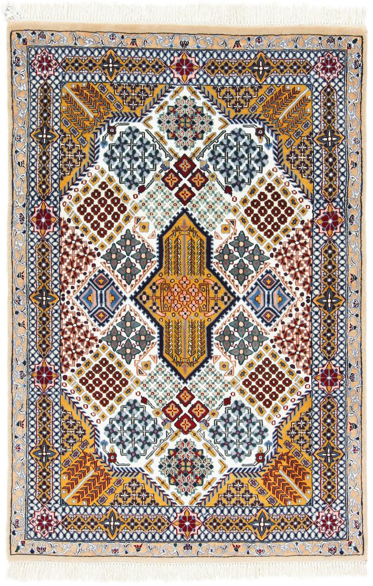 Persialainen matto Nain 6La Silkkiloimi 145x95 145x95, Persialainen matto Solmittu käsin