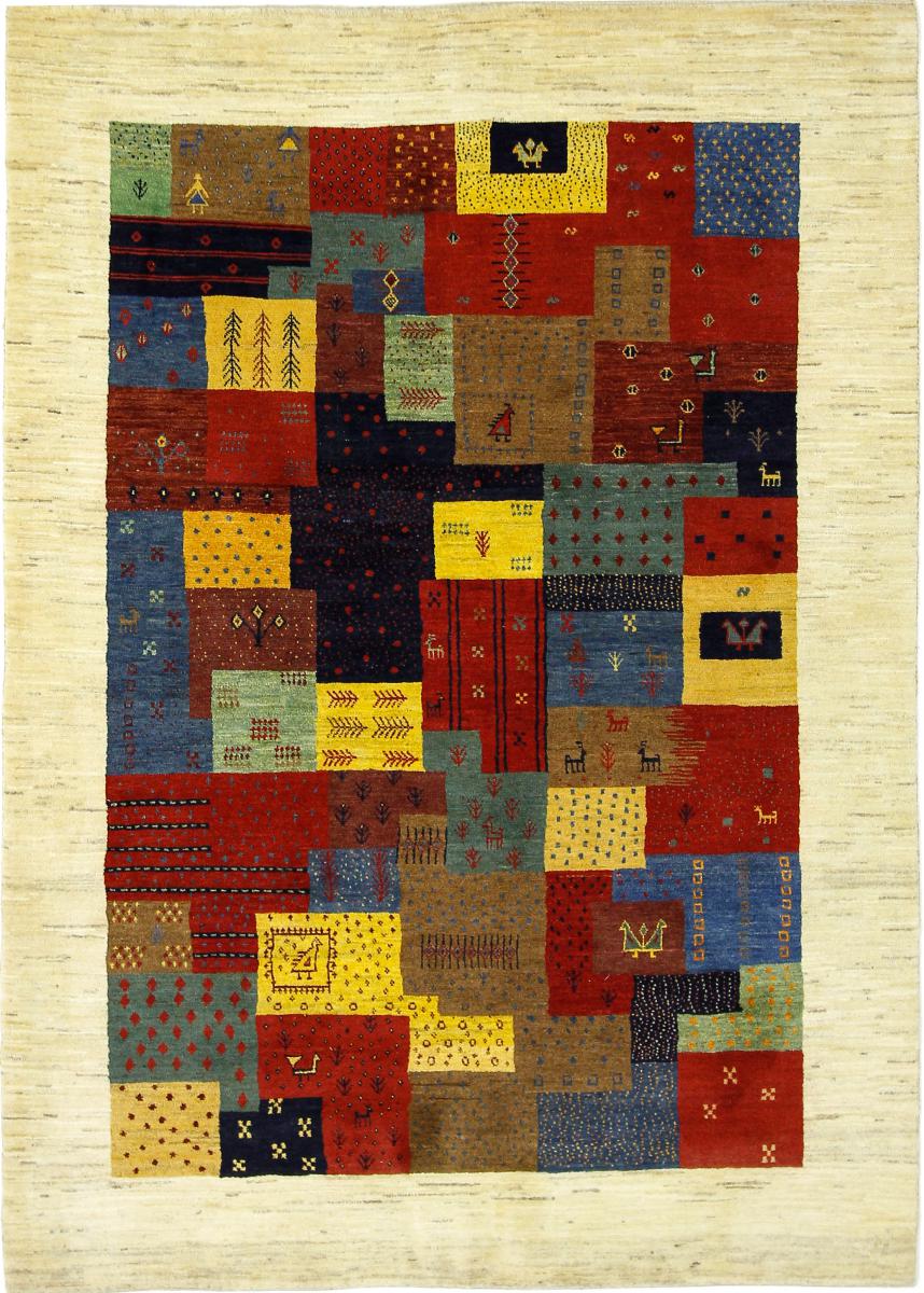 Perzisch tapijt Perzisch Gabbeh Loribaft 7'0"x4'11" 7'0"x4'11", Perzisch tapijt Handgeknoopte