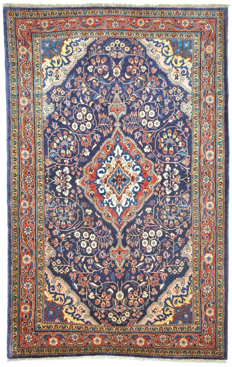 Persian Rug Jozan 6'11"x4'4" 6'11"x4'4", Persian Rug Knotted by hand