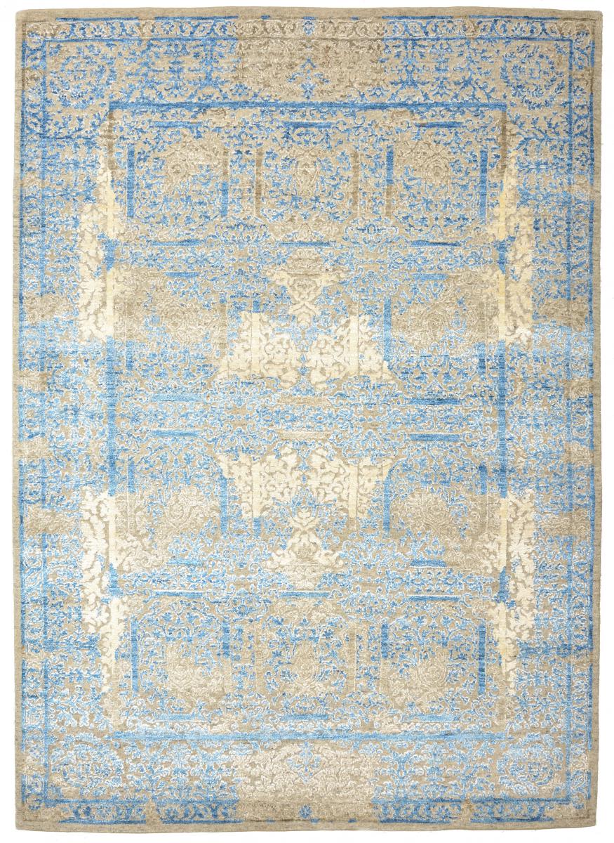 Tapis indien Sadraa 8'0"x5'9" 8'0"x5'9", Tapis persan Noué à la main