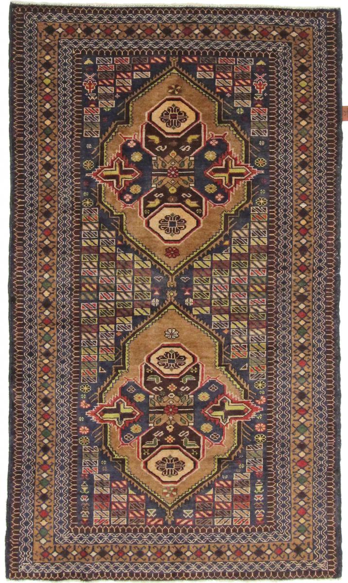 Afghan rug Baluch 189x108 189x108, Persian Rug Knotted by hand