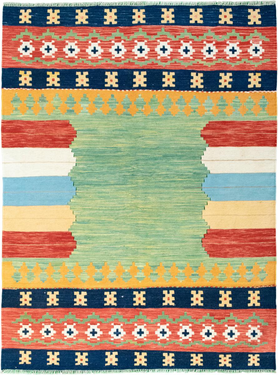 Tapete persa Kilim Fars 196x145 196x145, Tapete persa Tecido à mão