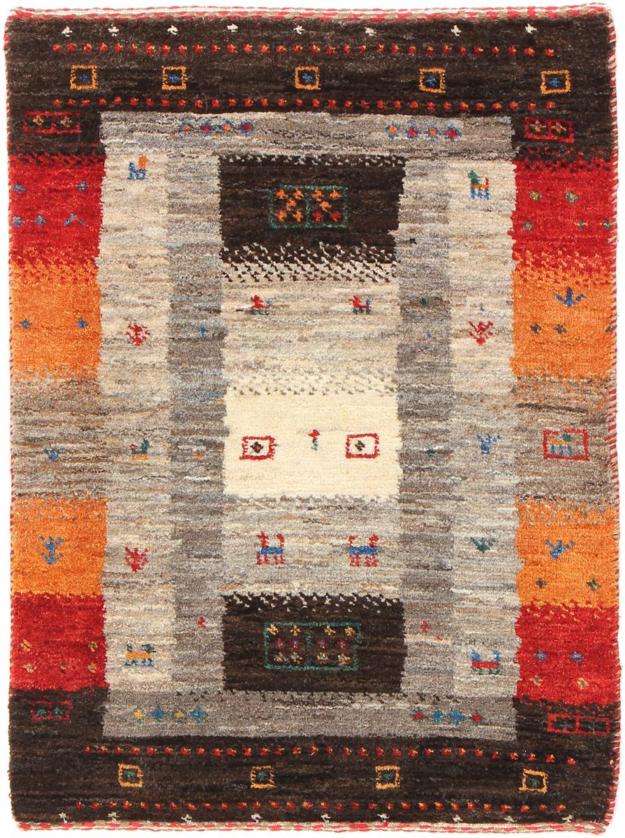 Tapis persan Persan Gabbeh Loribaft Atash 78x61 78x61, Tapis persan Noué à la main