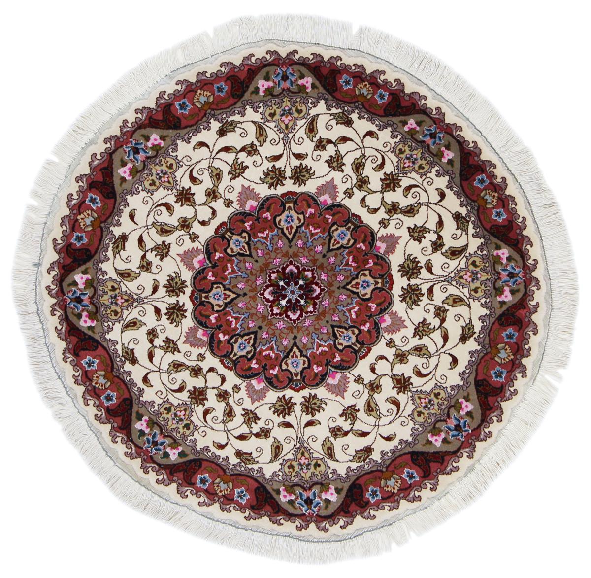 Tappeto persiano Tabriz 50Raj 99x101 99x101, Tappeto persiano Annodato a mano