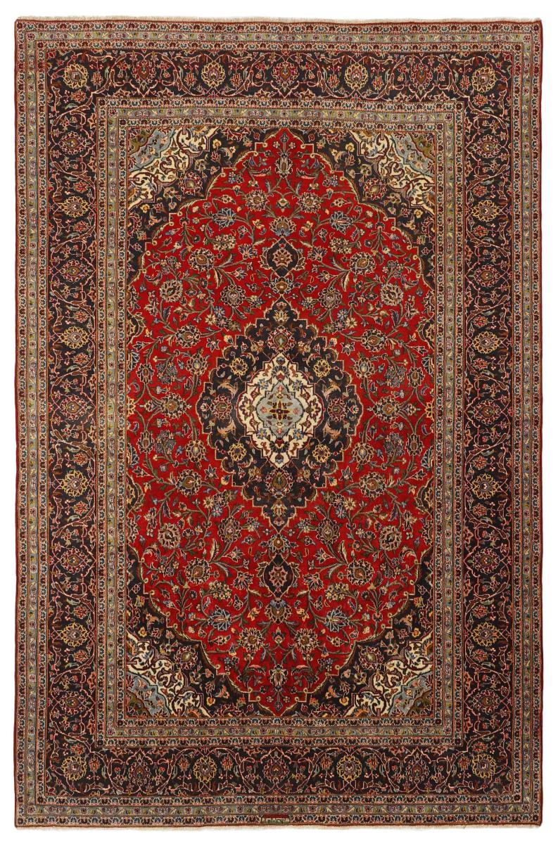 Persian Rug Keshan 9'11"x6'7" 9'11"x6'7", Persian Rug Knotted by hand