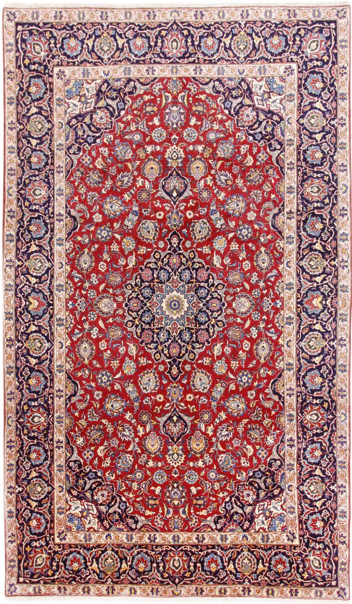 Tapis persan Kashan 10'9"x6'4" 10'9"x6'4", Tapis persan Noué à la main