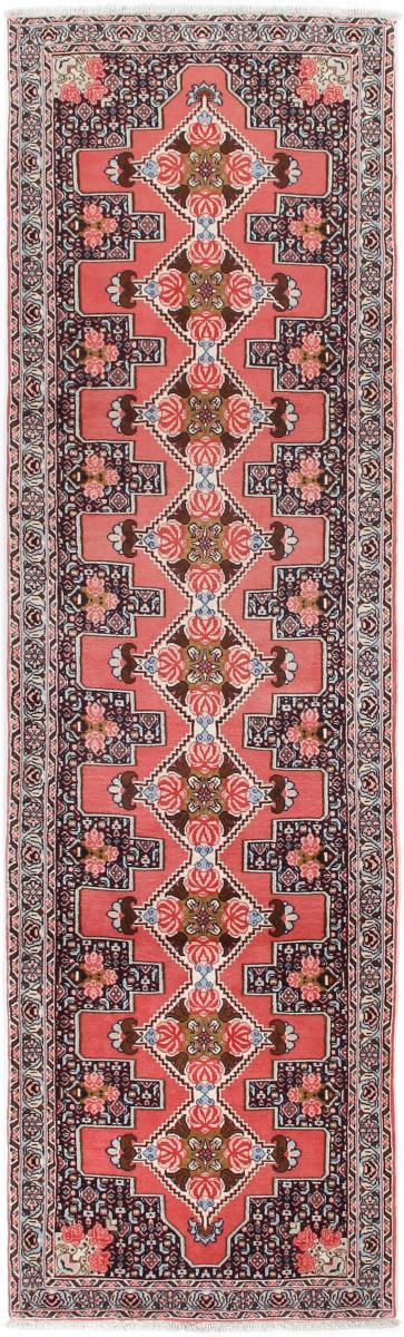 Persian Rug Senneh 10'6"x2'7" 10'6"x2'7", Persian Rug Knotted by hand