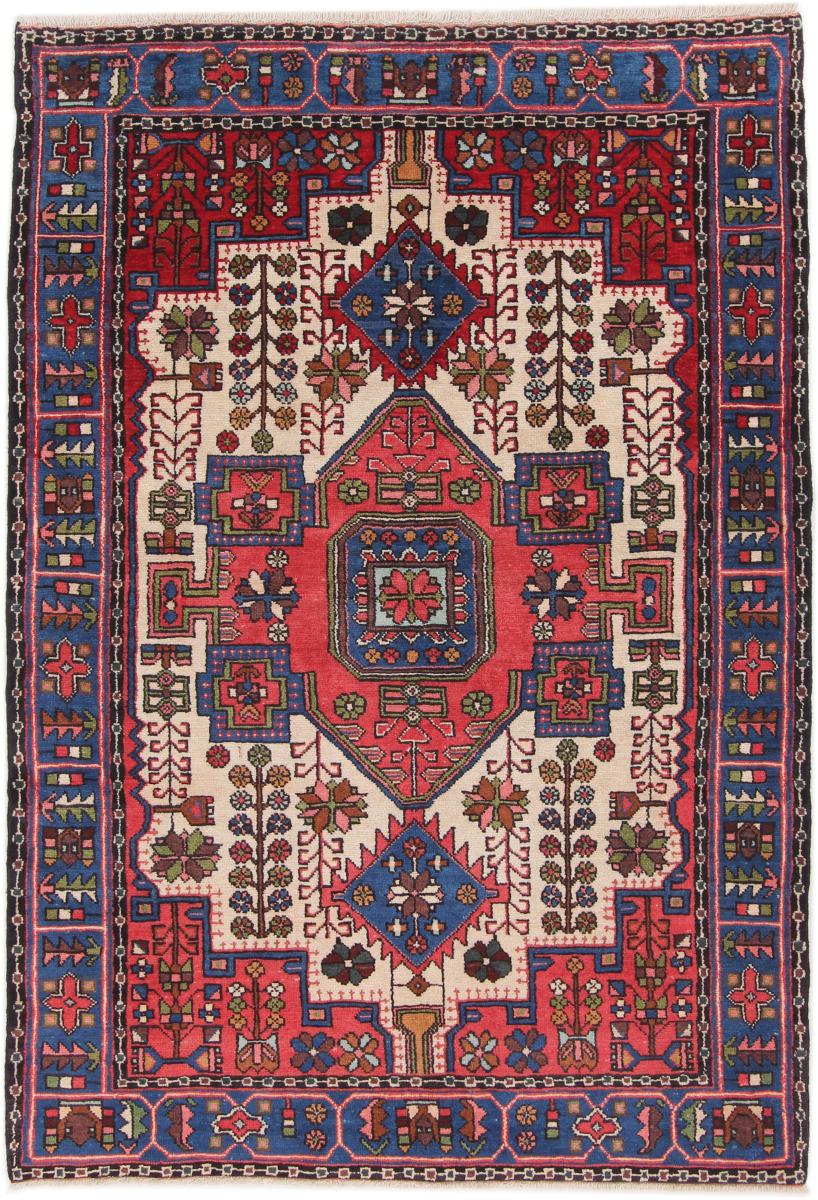 Persian Rug Nahavand 207x141 207x141, Persian Rug Knotted by hand