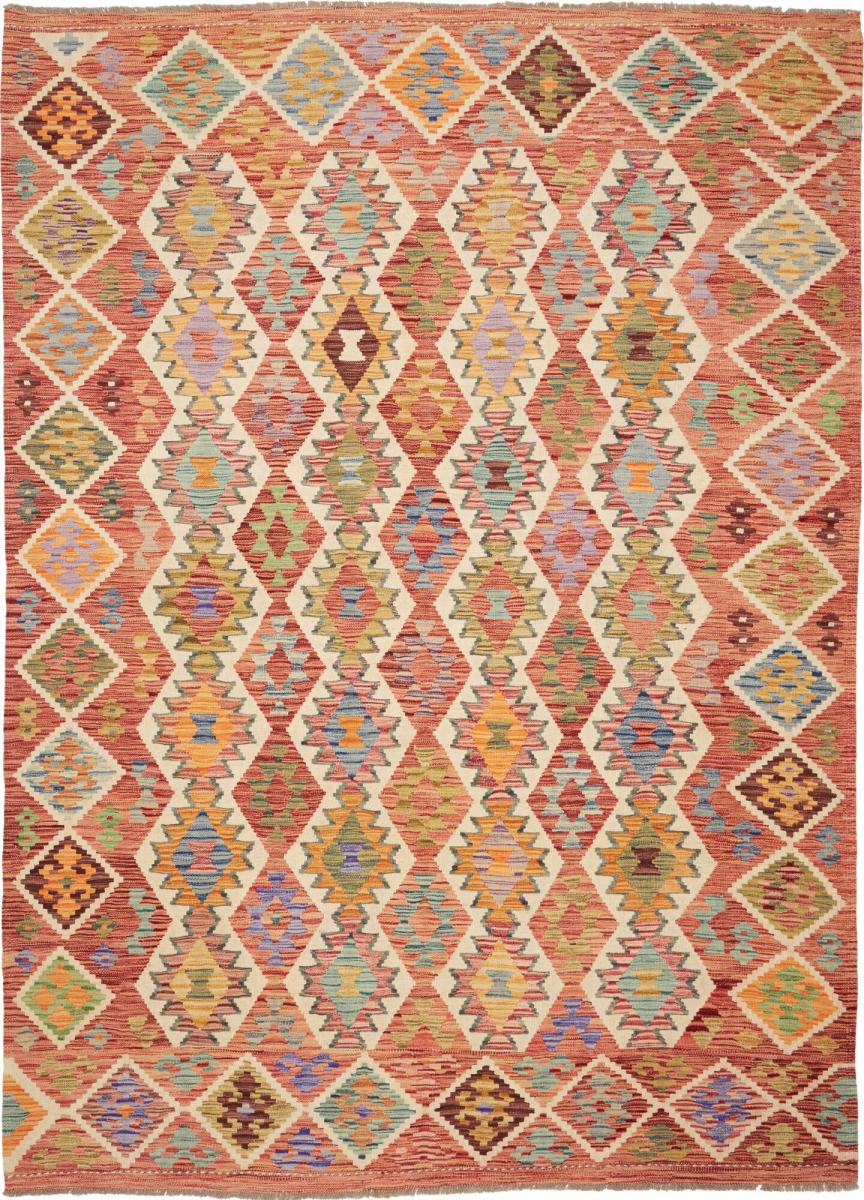 Afghanischer Teppich Kelim Afghan 9'7"x6'11" 9'7"x6'11", Perserteppich Handgewebt