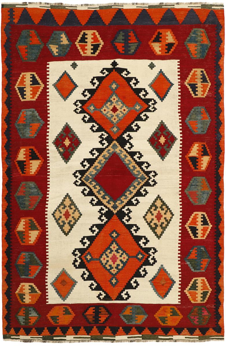 Persian Rug Kilim Fars Heritage 241x156 241x156, Persian Rug Woven by hand