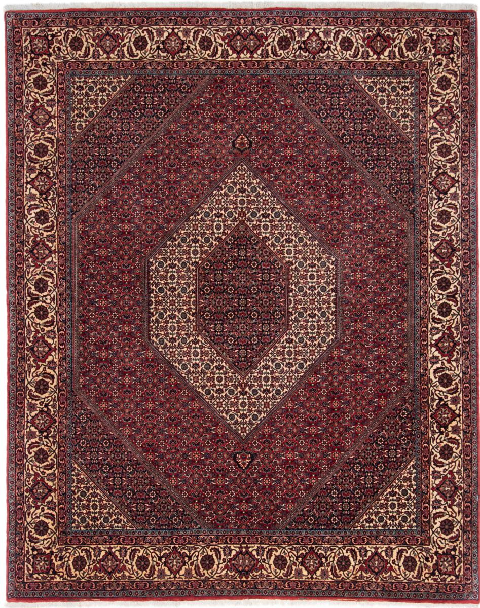 Persian Rug Bidjar 8'4"x6'8" 8'4"x6'8", Persian Rug Knotted by hand