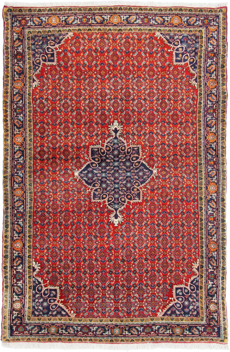 Tapis persan Bidjar 7'1"x4'9" 7'1"x4'9", Tapis persan Noué à la main