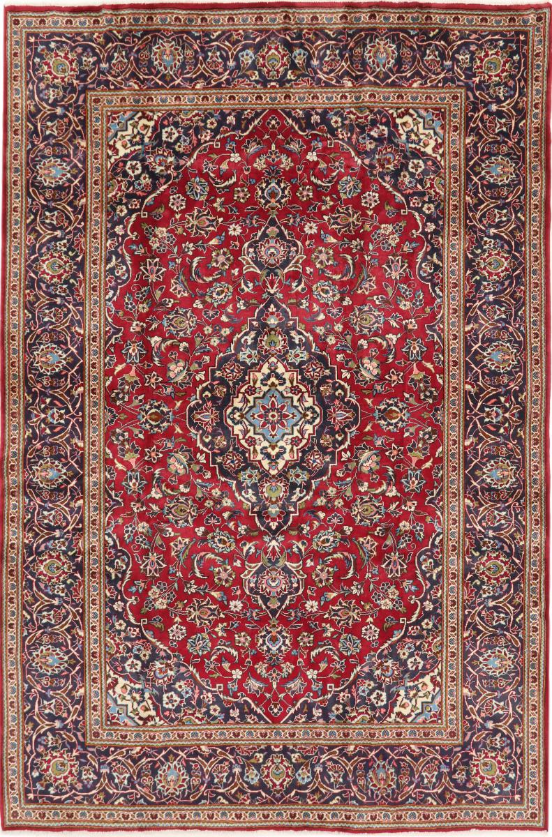 Tapis persan Kashan 305x204 305x204, Tapis persan Noué à la main